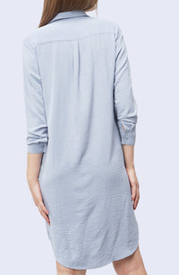 Dress Lengan Panjang Aisya Light Blue