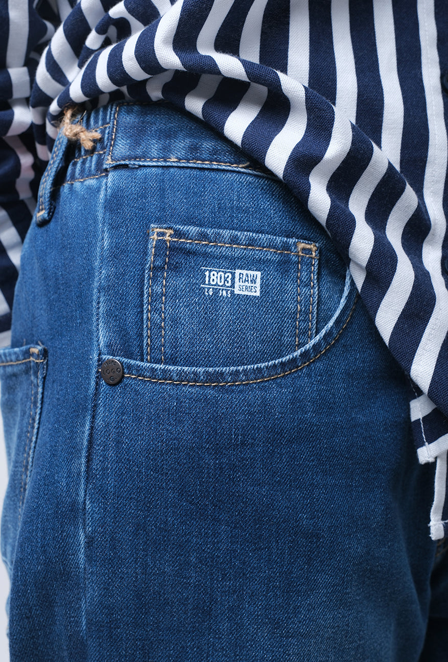 Jeans Straight Cut I3 Series Medium Blue