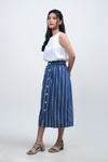Rok Pendek Allura Navy White Online
