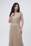 Dress Tanpa Lengan Barenca Khaki Online