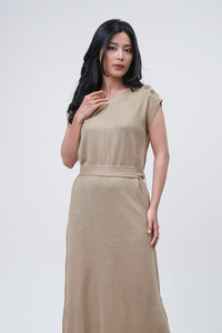 Dress Tanpa Lengan Barenca Khaki Online