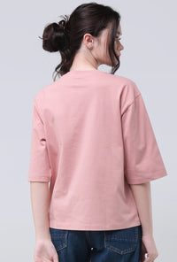 T-Shirt Lengan Pendek Lavilla Pink