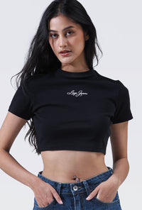 Baby Tee Ruthie Black Exclusive Online