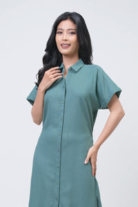 Dress Lengan Pendek Mikasa Green Online