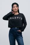 Sweater Ash Black Crop