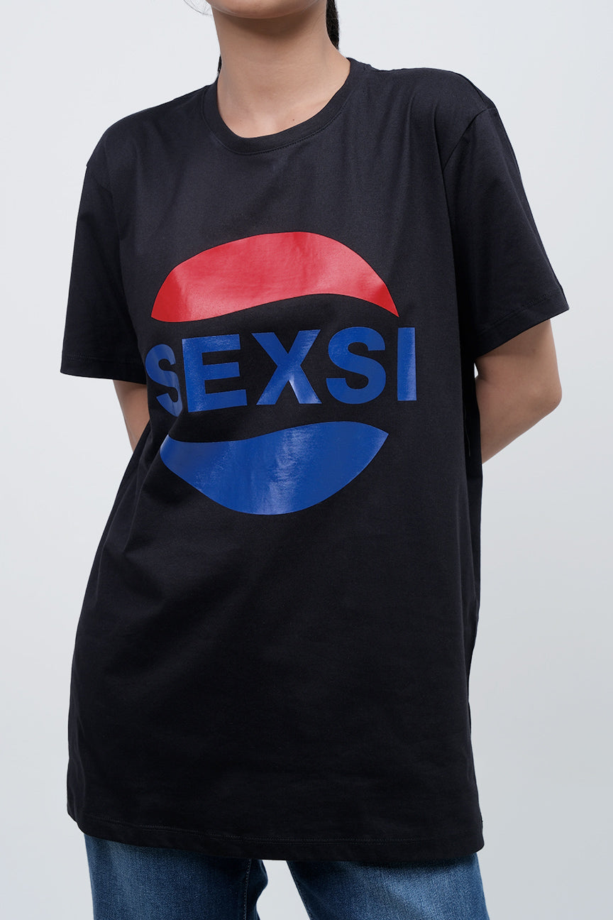 T-Shirt Lengan Pendek Maella Black