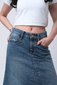 Rok Panjang Luna Medium Blue