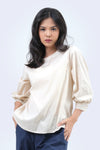 Blouse Lou Beige Cream