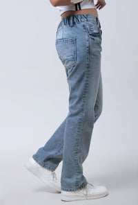 Jeans Straight Cut J4 Light Blue