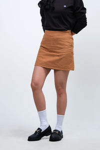 Rok Pendek Luna Medium Brown Online