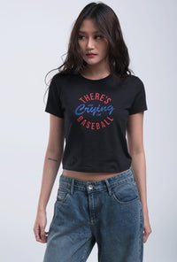 Baby Tee Cornelia Black Exclusive Online