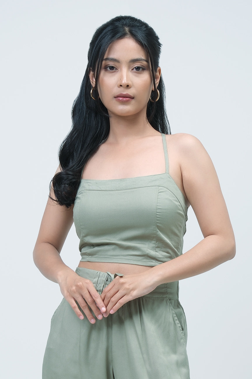 Tanktop Swanhilda Dusty Green