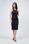 Dress Tanpa Lengan Veina Black Online
