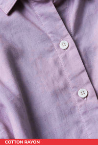 Kemeja Lengan Pendek Oryna Lavender Exclusive Online