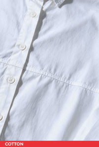 Kemeja Lengan Panjang Qara White Exclusive Online