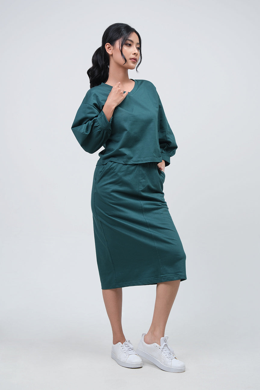 Setelan Attaya Dark Green Online