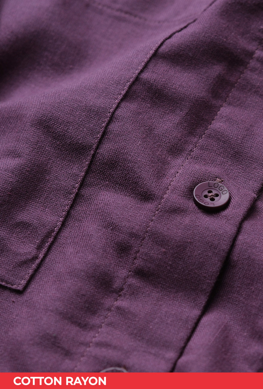 Kemeja Loginza Burgundy Exclusive Online