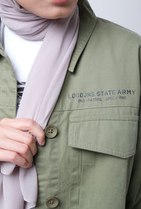 Jaket Faya Dusty Green