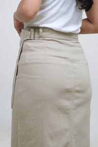 Rok Midi Clarissa Khaki Online