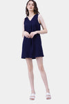 Dress Tanpa Lengan Sloane Navy Online