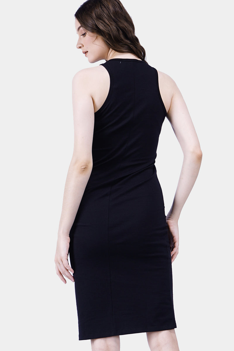 Dress Tanpa Lengan Veina Black Online