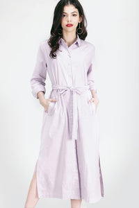 Dress Lengan Panjang Olivander Light Purple