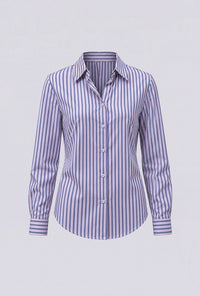 Kemeja Dyva Pink Grey