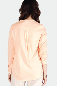 Kemeja Lengan Panjang Summer Peach Peach Tunic