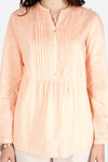 Kemeja Lengan Panjang Summer Peach Peach Tunic