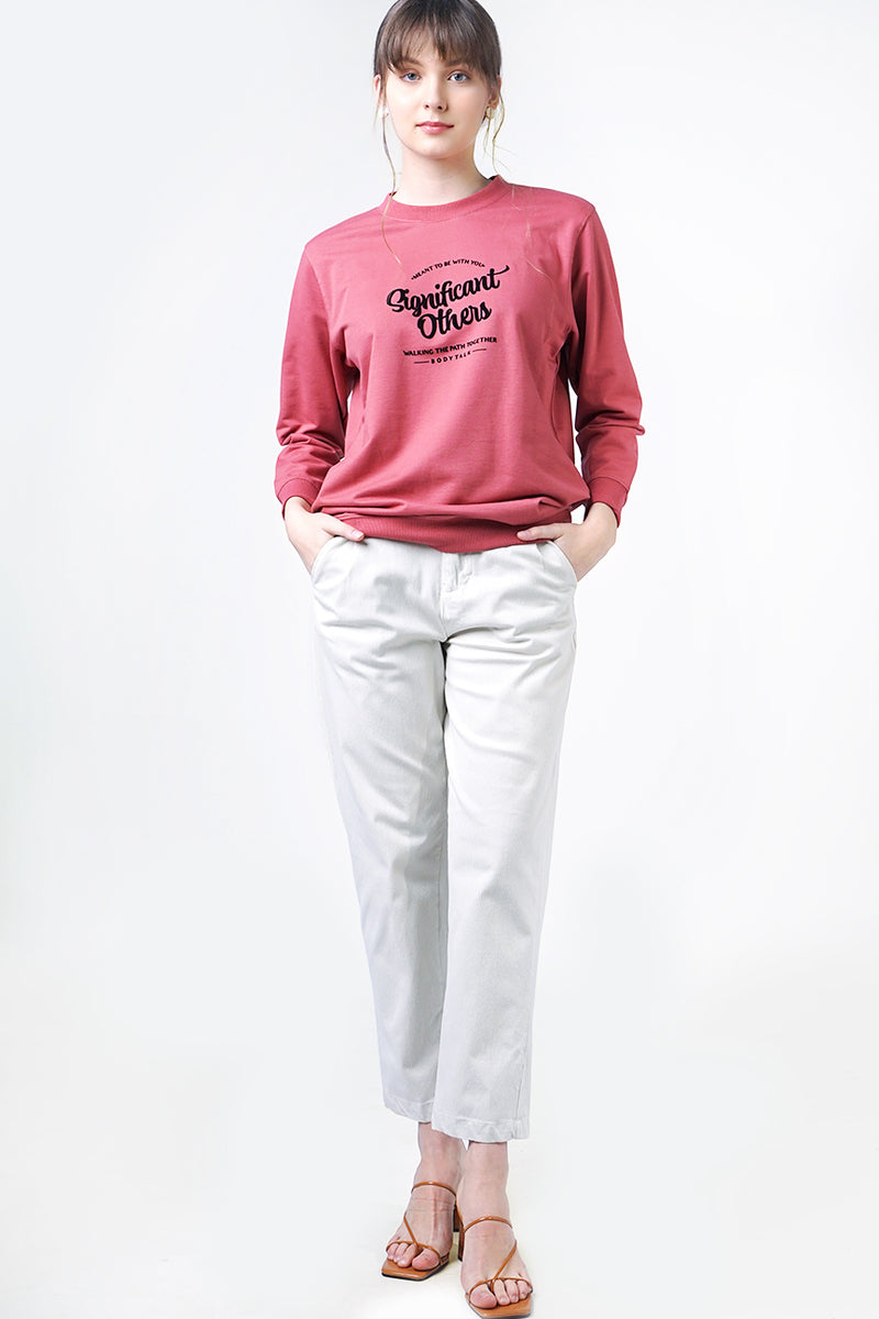 Sweater Eirene Dark Pink