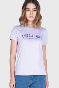 T-Shirt Lengan Pendek Eloise Lilac