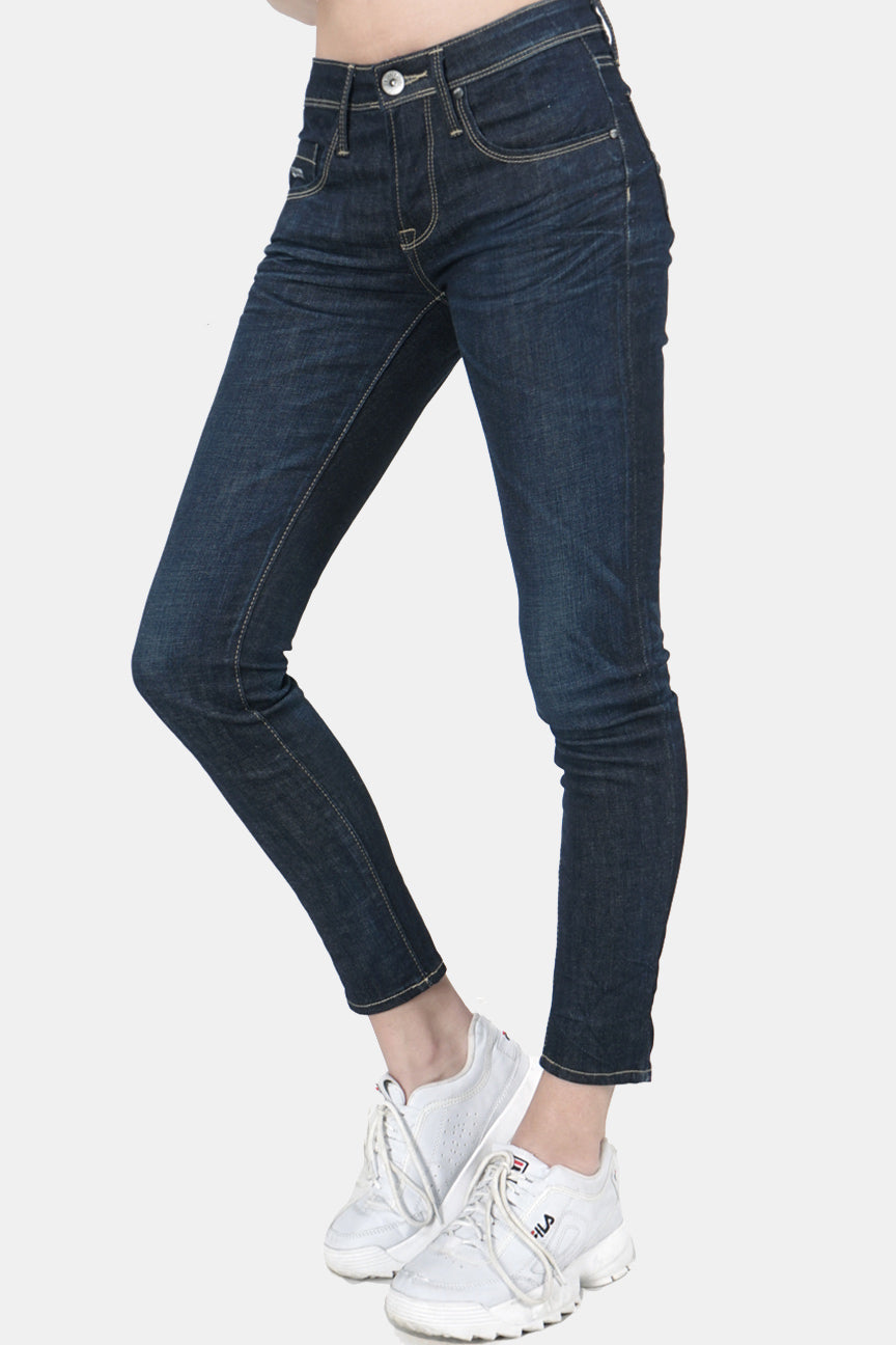 Jeans Skinny D1 Series Middle Waist Dark Blue