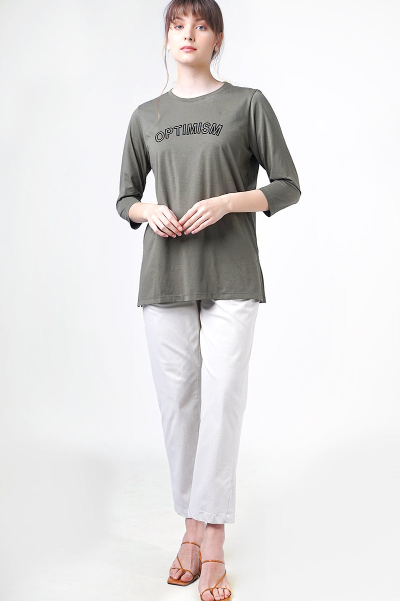 T-Shirt Lengan Panjang Rhett Army