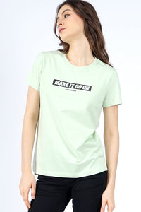 T-Shirt Lengan Pendek Wonnie Sage