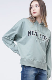 Sweater Hoodie  Alisha Dusty Green