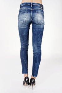 Jeans Skinny C8 Series Middle Waist Medium Blue