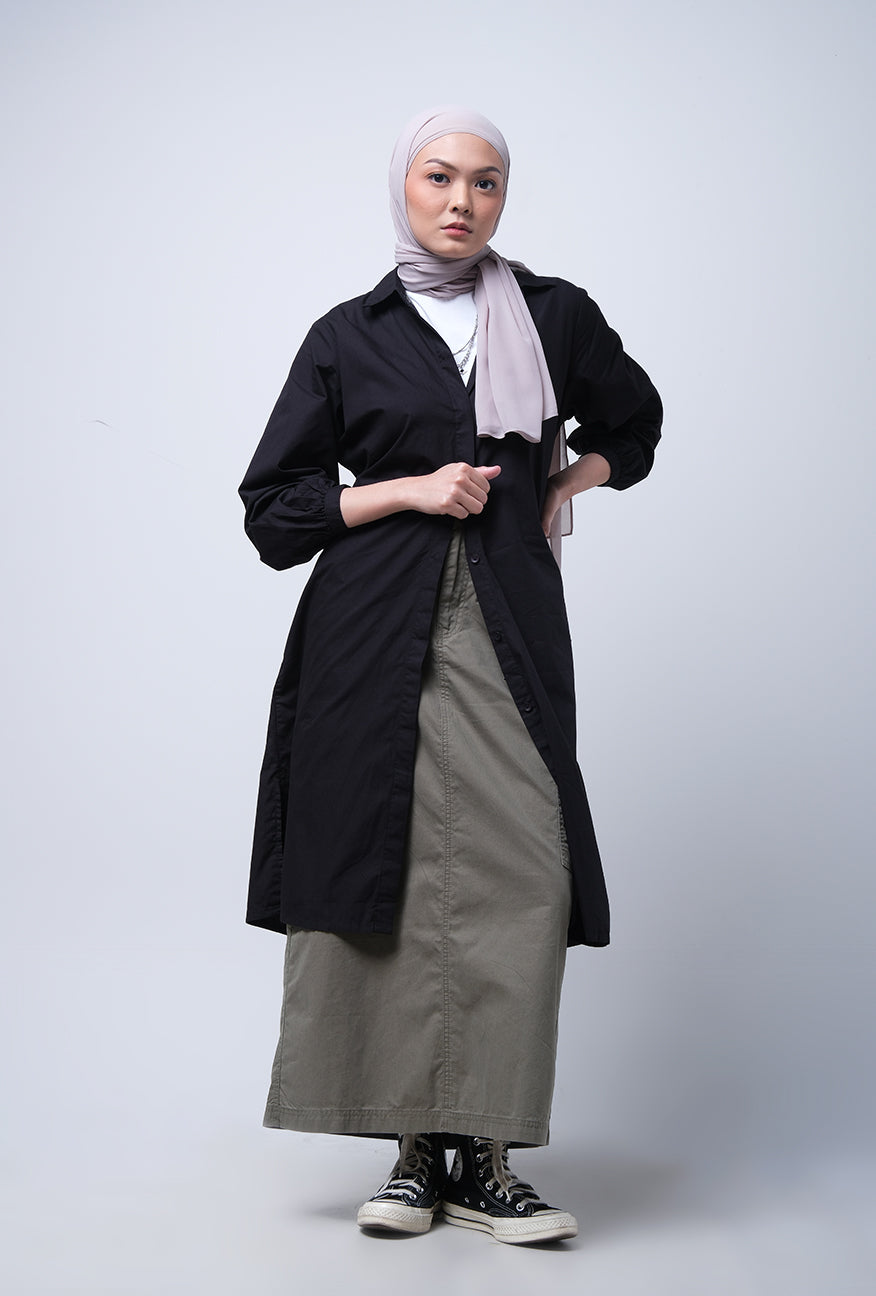 Dress Lengan Panjang Layla Black