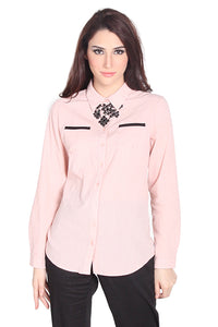 Kemeja Lengan Panjang Crepe Salem Blouse