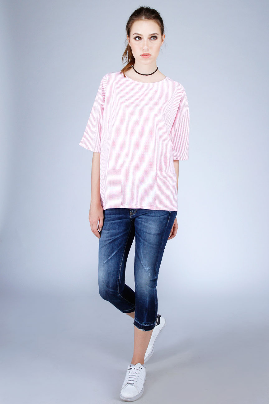 Jeans 7/8  B02 Series Medium Blue