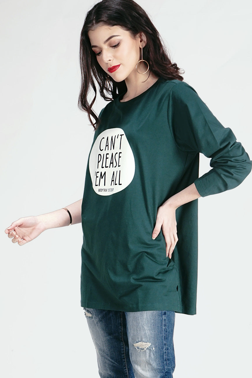 Bodytalk Kaos Wanita Alipa Green 14299T4GN