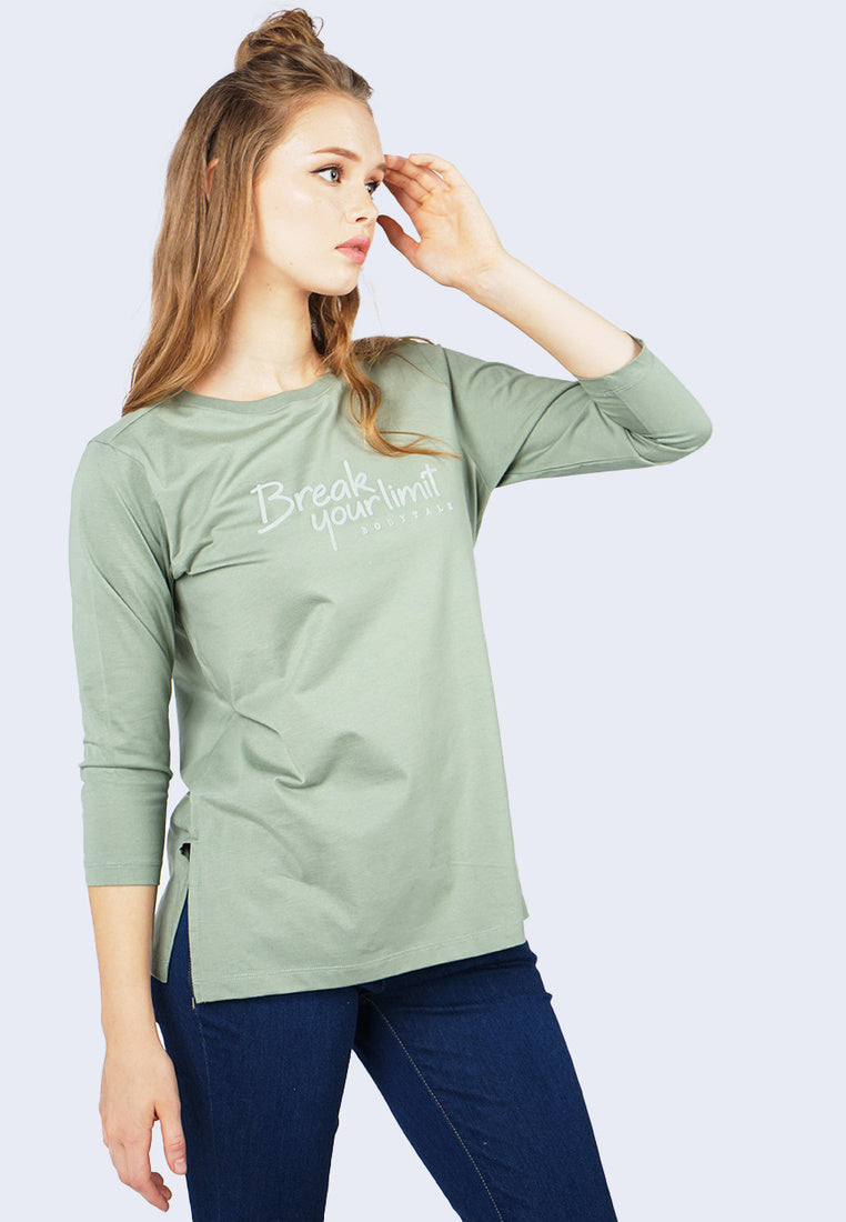 T-Shirt Lengan Pendek Lois Dusty Green