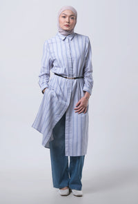 Dress Tunik Helena Grey Blue