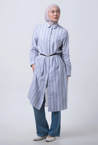 Dress Tunik Helena Grey Blue