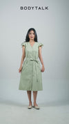 Dress Lengan Pendek Edlin Light Green Online