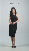 Dress Tanpa Lengan Veina Black Online