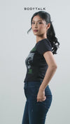 T-Shirt Lengan Pendek Cadence Black