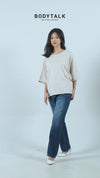 Blouse Lengan Pendek Rhiannon Cream