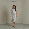 Dress Lengan Pendek Floretta Light Grey