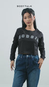 Sweater Ash Black Crop