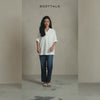 Kemeja Lengan Pendek Carola Offwhite